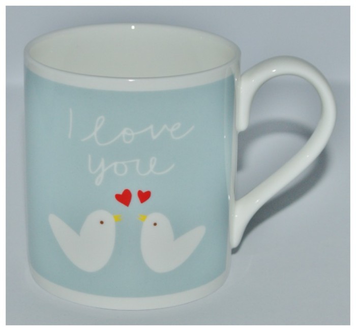 Showler & Showler - Blue Birds - I Love You Mug
