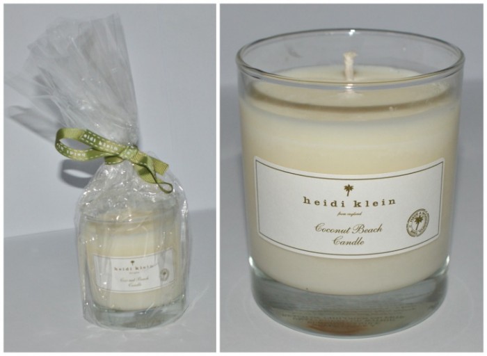 Heidi Klein coconut beach candle