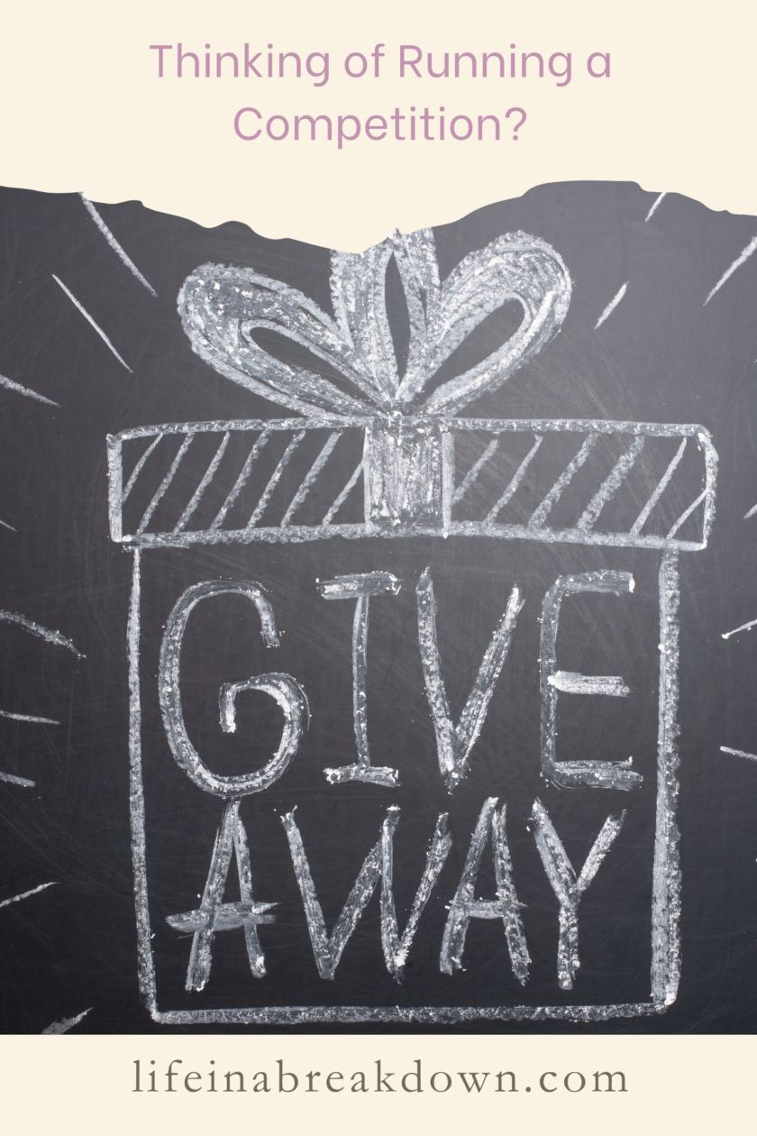 There are many reasons why as a blogger you may decide to run competitions and there are so many ideas on why you should or shouldn't.
