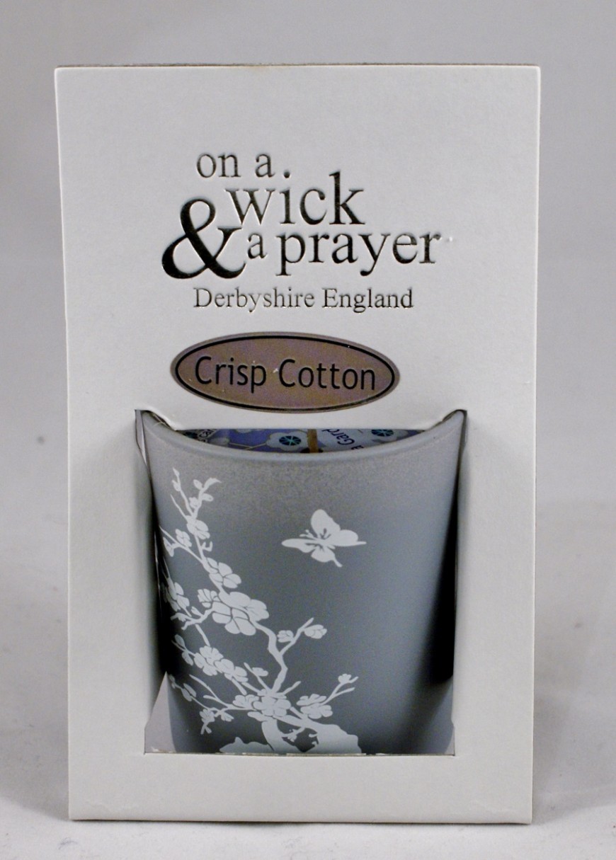 On a Wick & a Prayer - Crisp Cotton