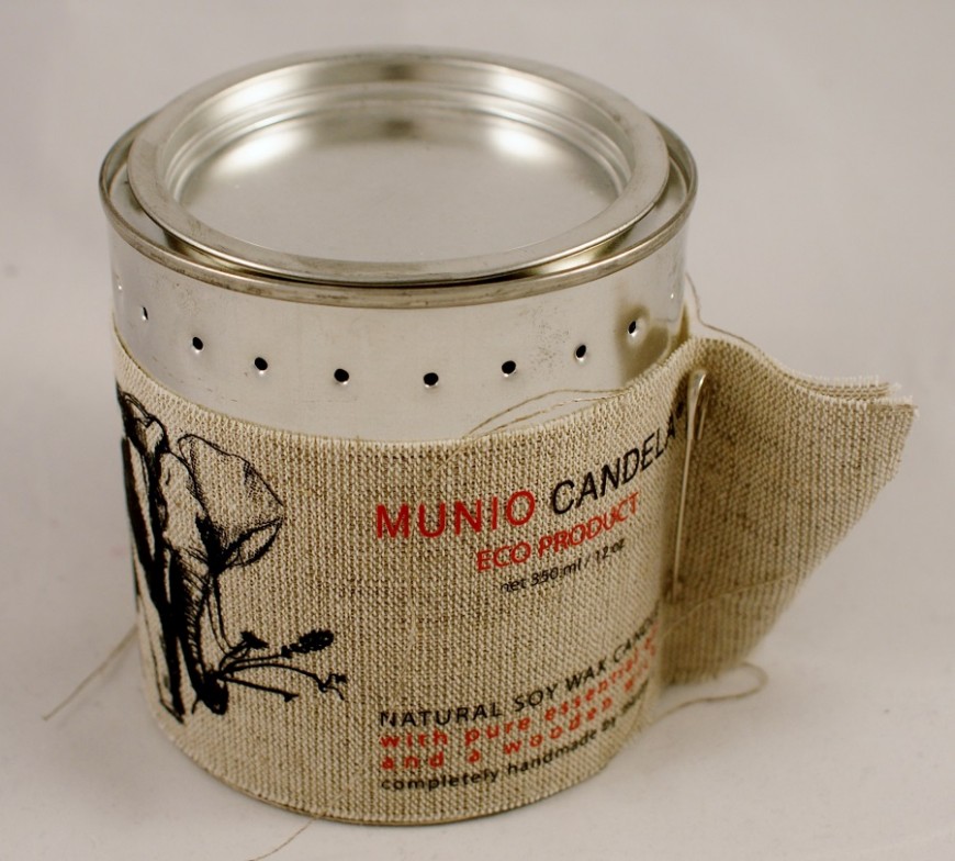 Inspiration Soy Wax Candle Poured in a Paint Can