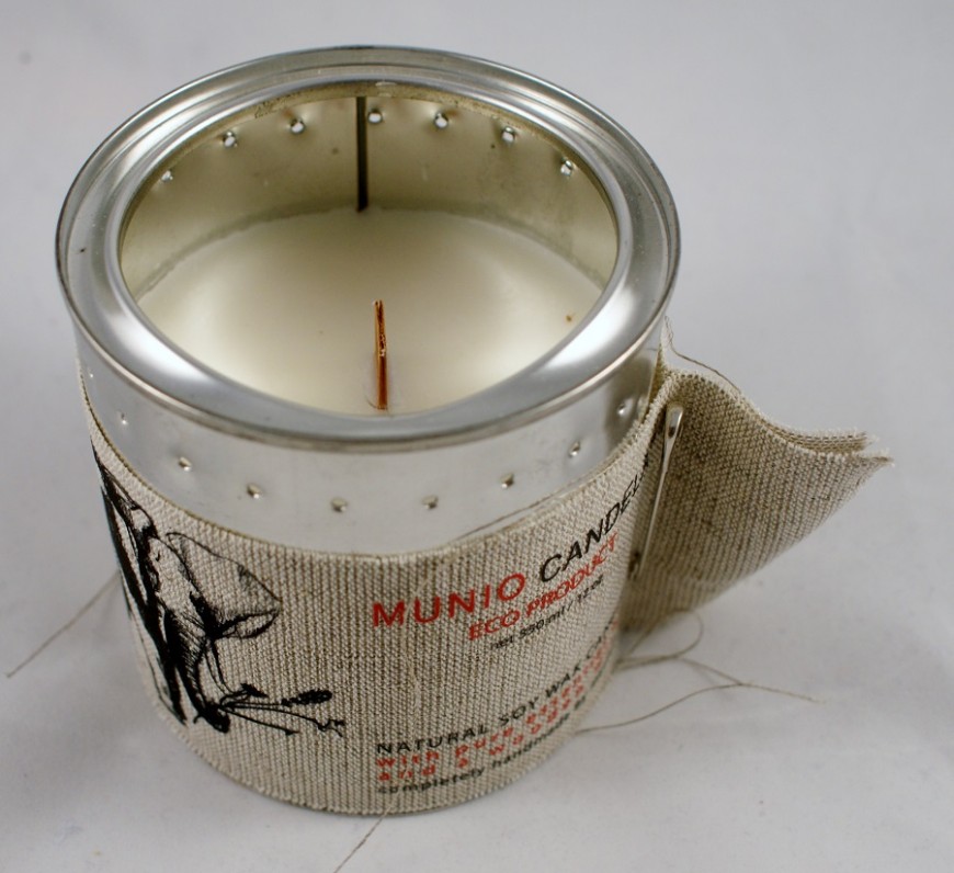 Inspiration Soy Wax Candle Poured in a Paint Can