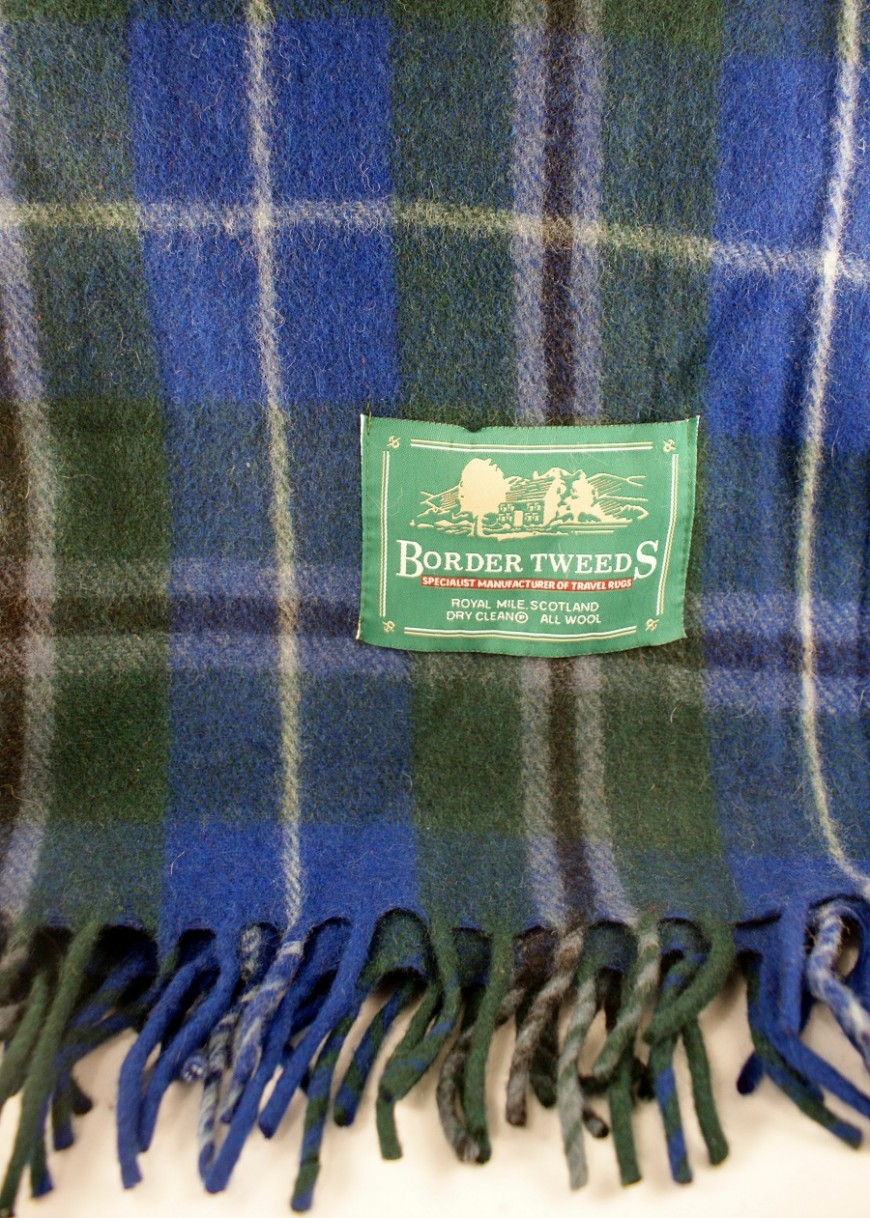 Blue Douglas Tartan Blanket Rug