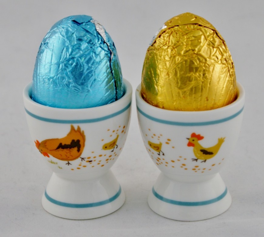 Farmer Greenwood's Milk Chocolate Eggs & Egg cups