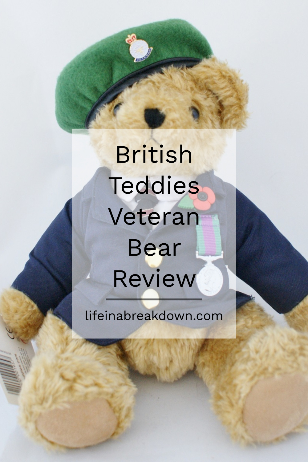 British Teddies Veteran Bear Review #teddy #review #veteranbear #greatbritishteddies