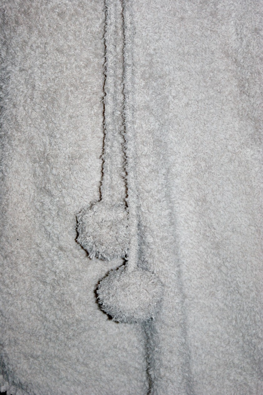 Nina - Teddy Fleece Poncho - Sand