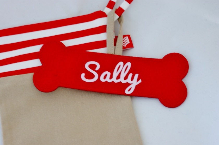 personalised dog stocking