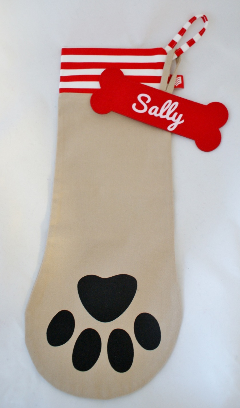 personalised dog stocking