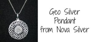 Geo Silver Pendant from Nova Silver