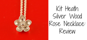 Kit Heath Silver Wood Rose Necklace