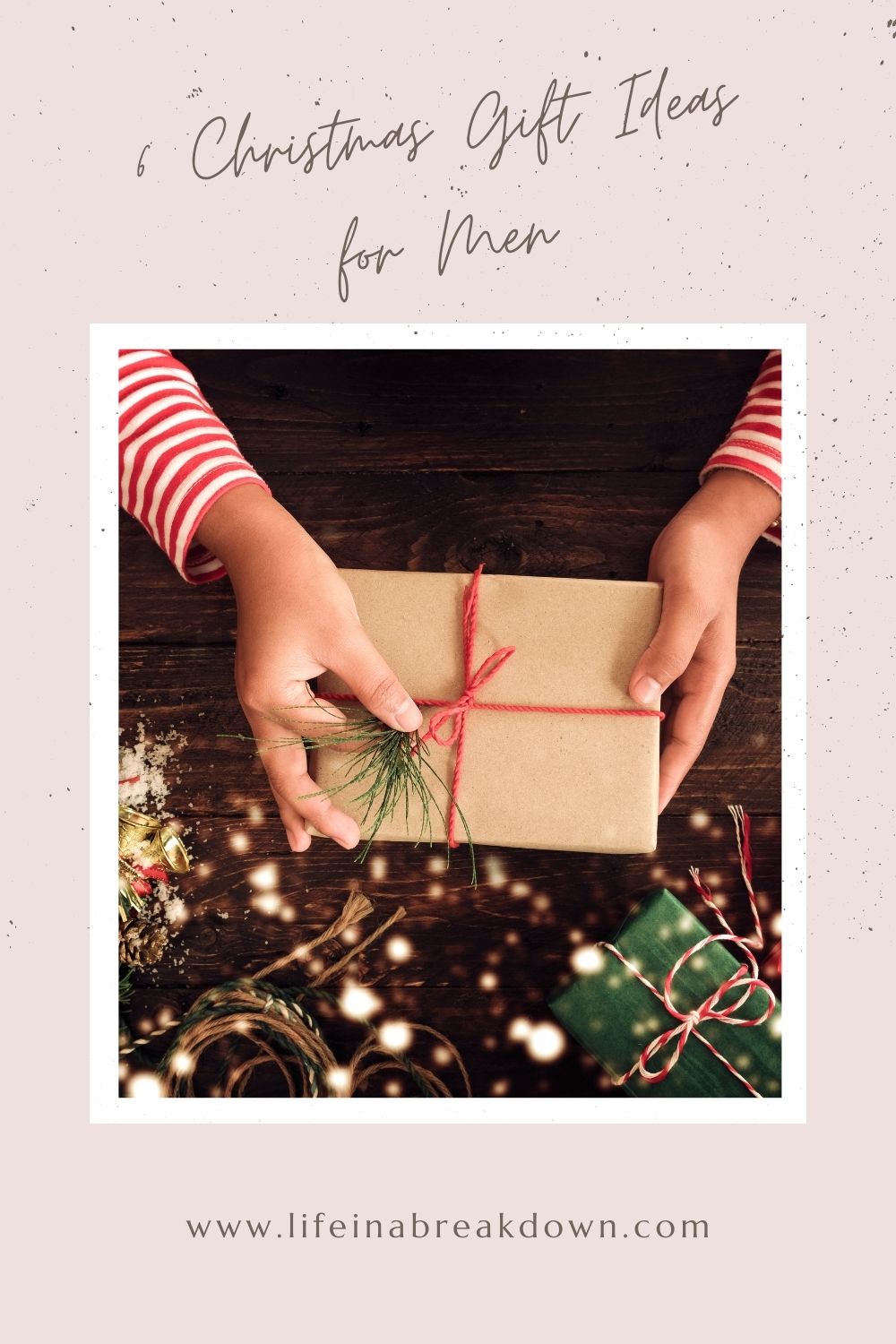 Are you struggling to buy gifts for the man in your life this year, then check out these 6 Christmas gift ideas for men. #christmas #giftideas #christmasgifts 