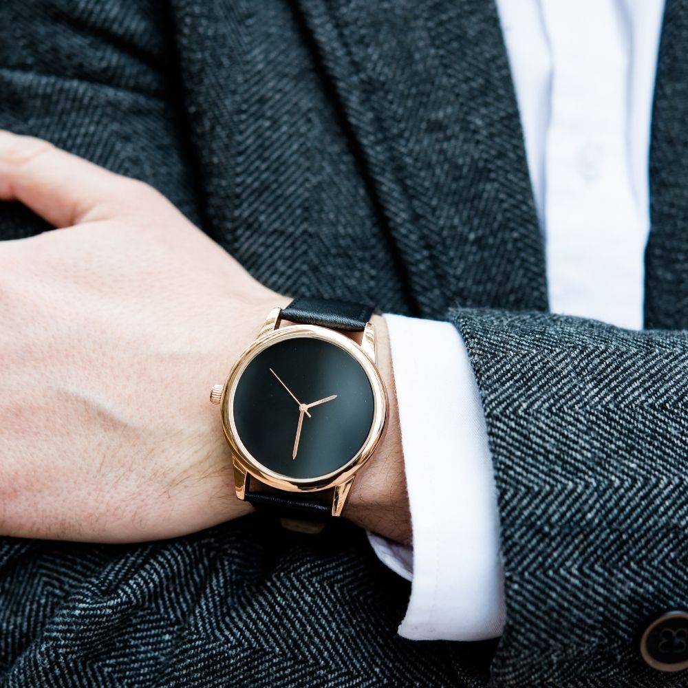 person wearing a watch