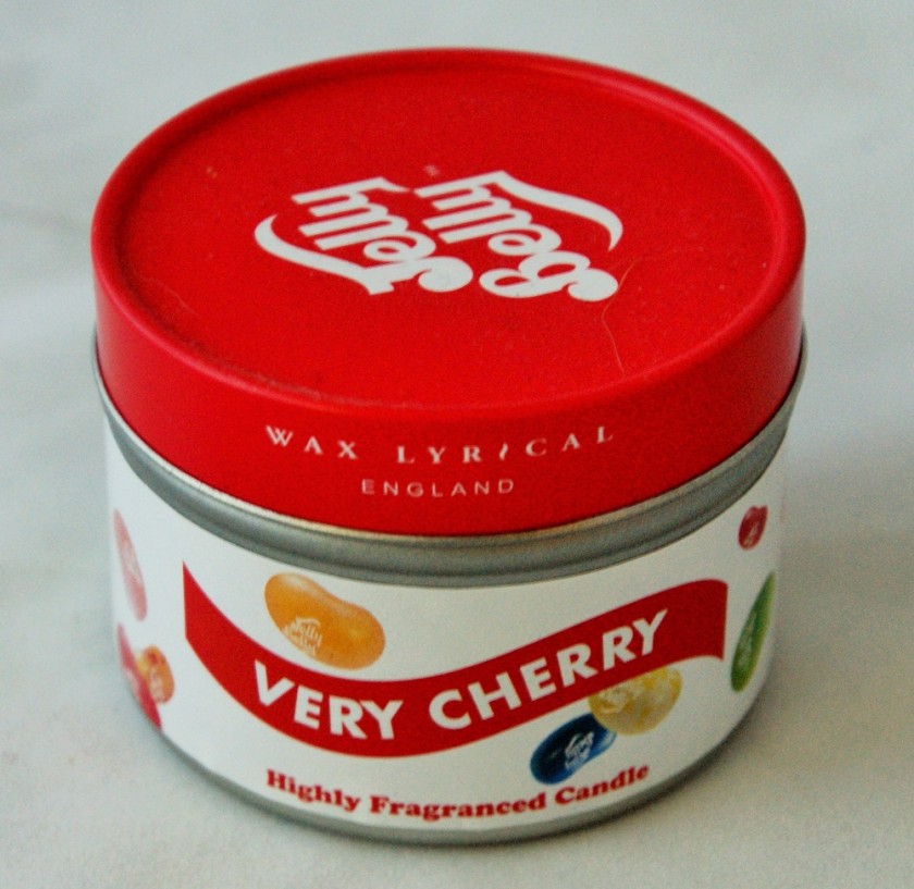 Jelly Belly Fragranced Candle Tin - Very Cherry