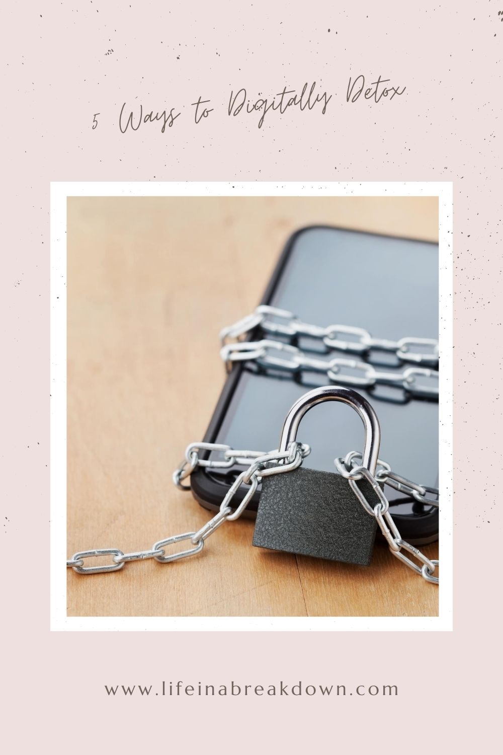 We all need to spend some time away from the digital world. If you are wondering how to do this, check out these 5 ways to digitally detox. #digtaldetox #detox #digitalworld