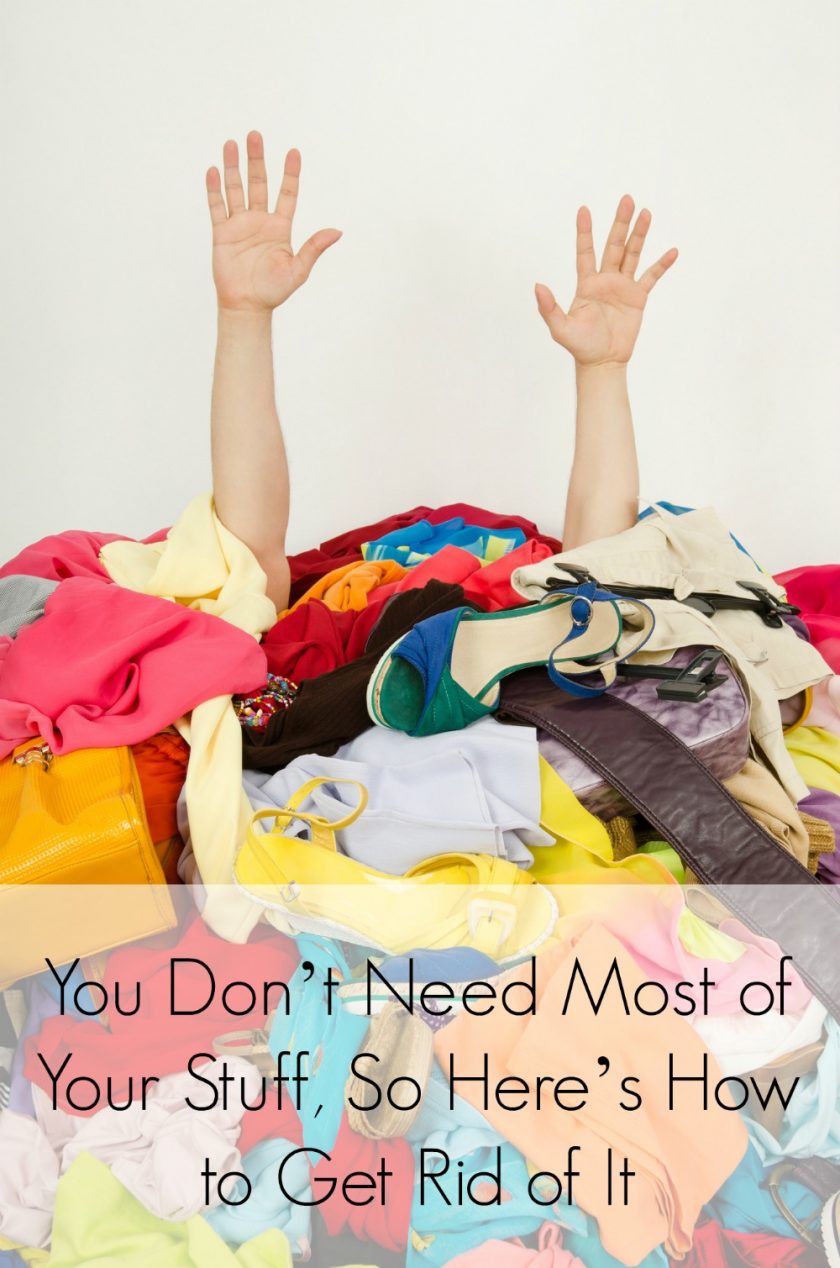 How to get rid of your stuff pin