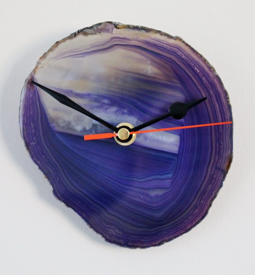 Blue Agate Clock