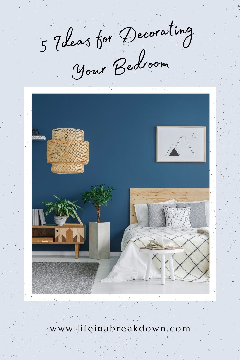 Are you looking for some ideas to help you decorate your bedroom? Then check out these 5 and see if any help you. #bedroom #decor #bedroomdecorating