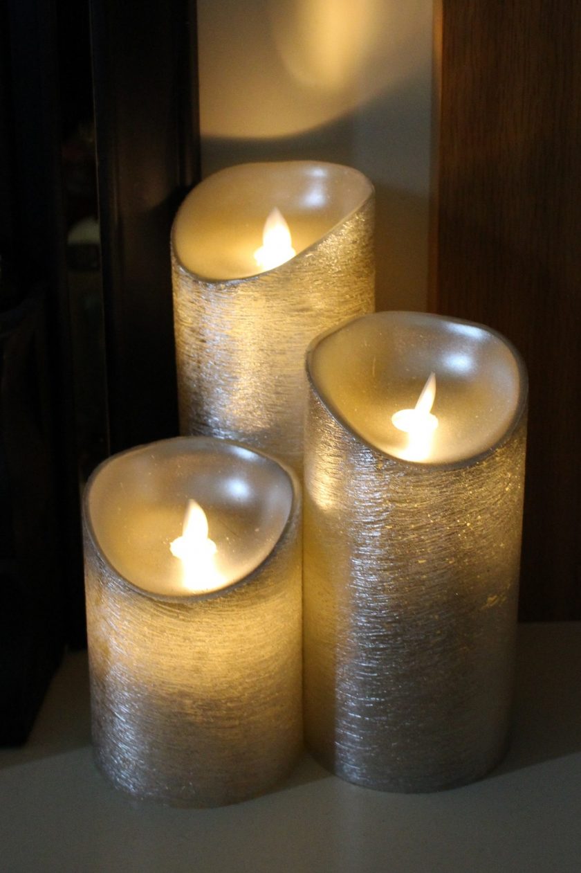 Ideal World Textured LED Candles