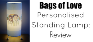 Bags of Love Personalised Lamp Review