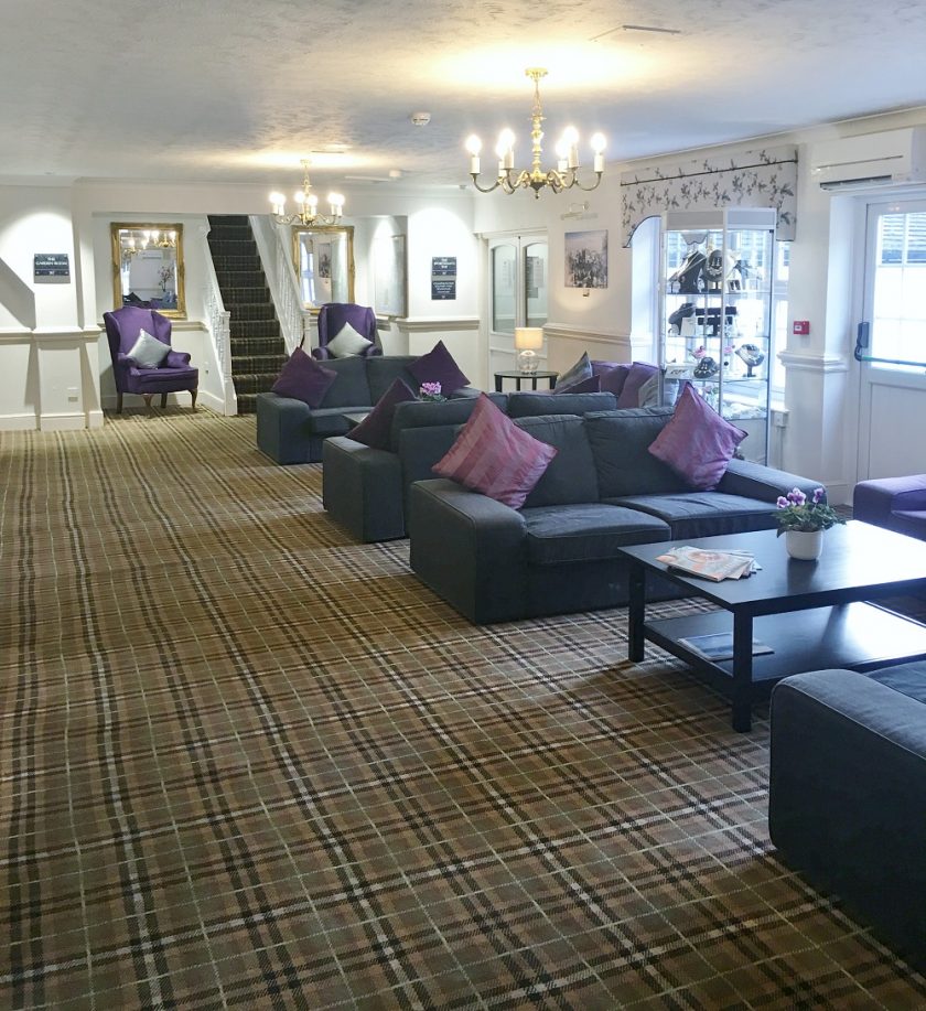 Bank House Hotel & Spa Worcester Entrance Lounge Seating Area