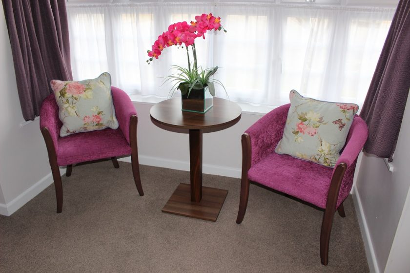 Bank House Hotel & Spa Worcester Seating Area in Room Under Window