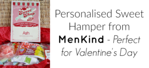 Personalised Sweet Hamper from MenKind - Perfect for Valentine's Day