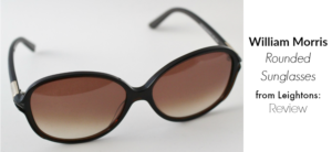 William Morris Rounded Sunglasses from Leightons: Review