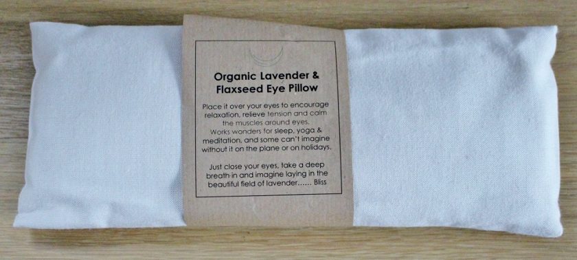 Hullygood organic lavender and flaxseed eye pillow