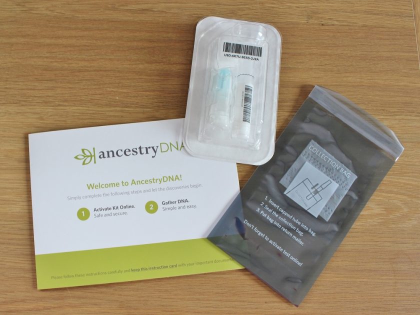 ancestrydna test kit
