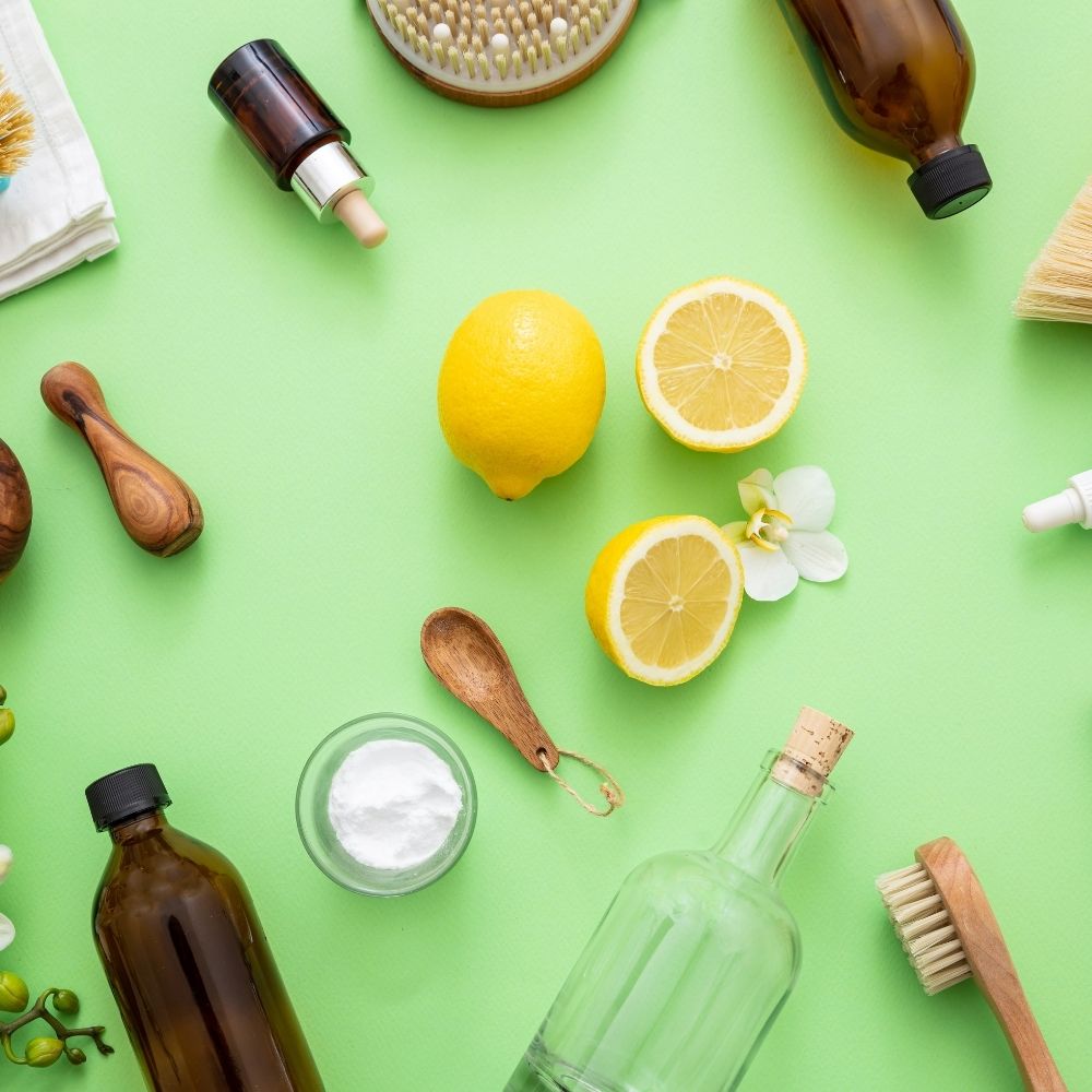 eco cleaning products lemon vinegar bicarb etc