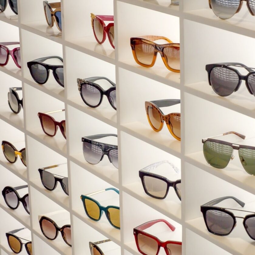 selection of sunglasses