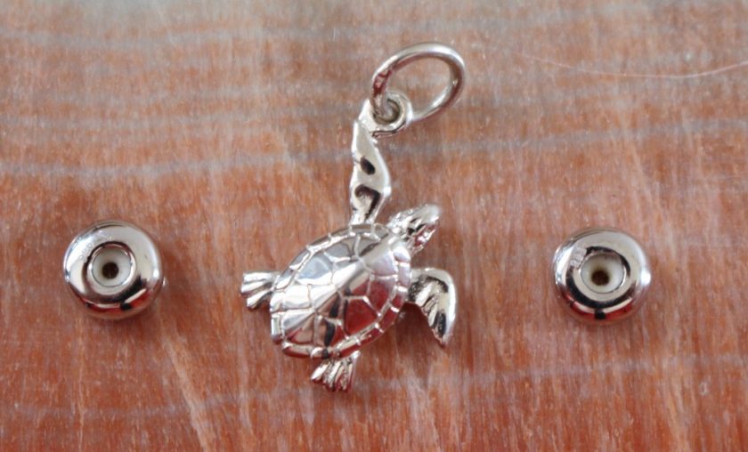 Lily Charmed Turtle Charm and Spacer Beads