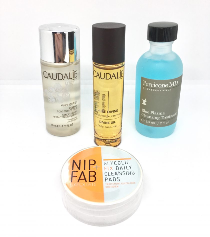 Love Me Beauty July 2017 1. Caudalie Concentrate Brightening Essence 50ml - 15 Credits (Sample RRP £10.00) 2. Caudalie Divine Oil 15ml - 15 Credits (Sample RRP £5.40) 3. Perricone MD Blue Plasma Cleansing Treatment 59ml - 25 Credits (Sample RRP £18.00) 4. Nip+Fab Glycolic Fix Daily Cleansing Pads - 5 Credits (Sample RRP approx £1.10)