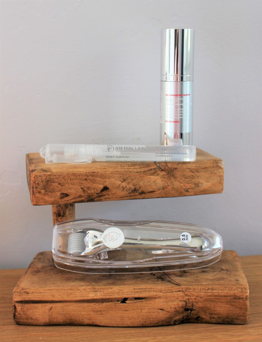 Swiss Clinic 0.5 Skin Roller and Rejuvenating Serum Skin Renewal