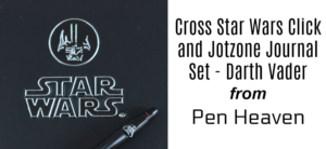 Cross Star Wars Click and Jotzone Journal Set - Darth Vader