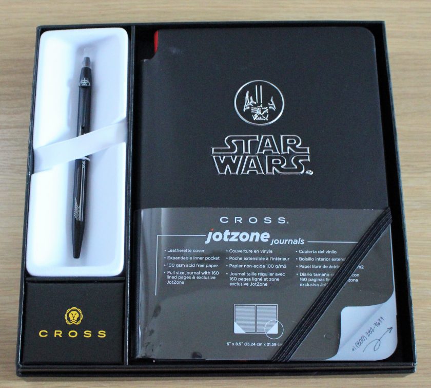 Cross Star Wars Click and Jotzone Journal Set - Darth Vader