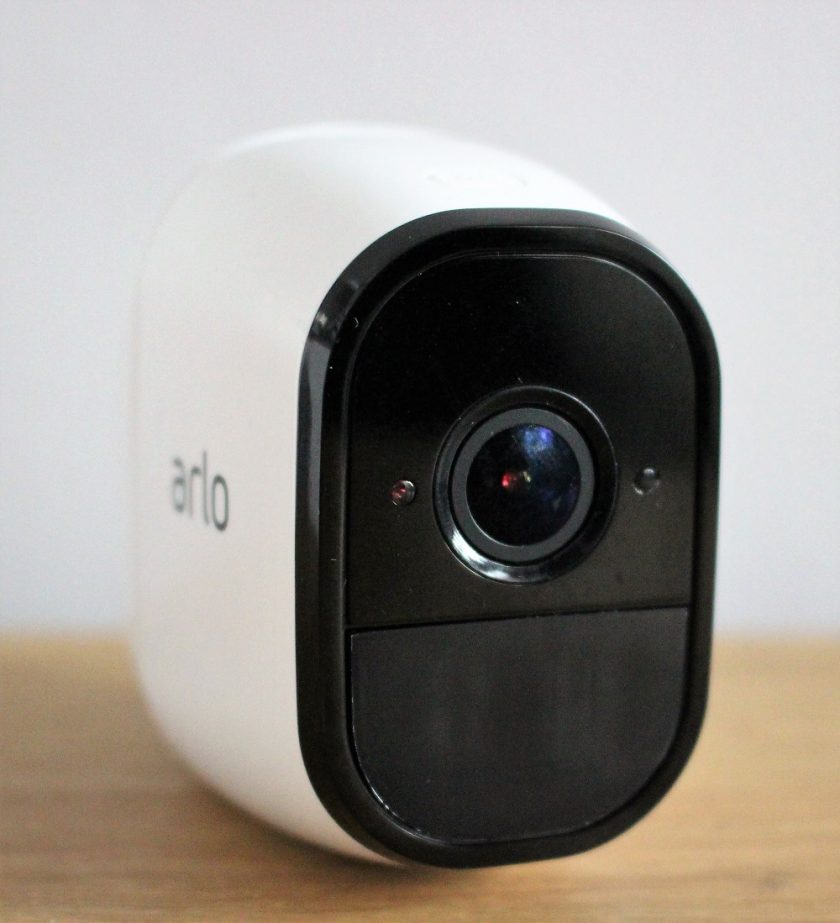 Arlo Pro Camera photo taken of a single camera from the front