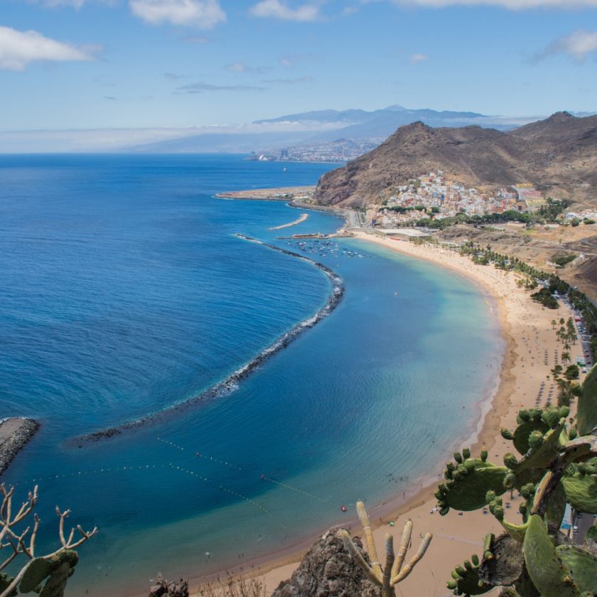 Tenerife Coast Line Stock Image