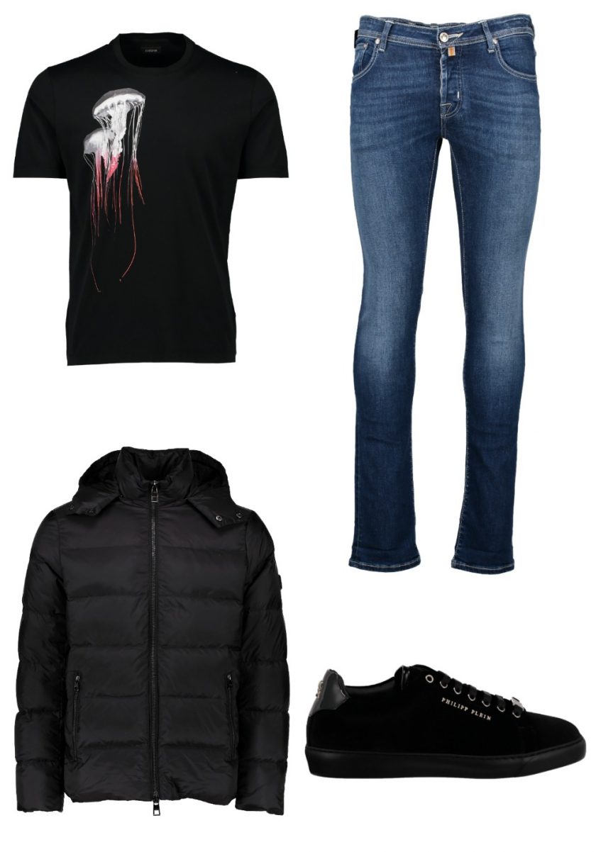Mens Ermenegildo Zegna Jellyfish Print T Shirt Mens Jacob Cohen J622 Limited Edition Jeans Mens Michael Kors Hooded Jacket Mens Philipp Plein Langer Trainers