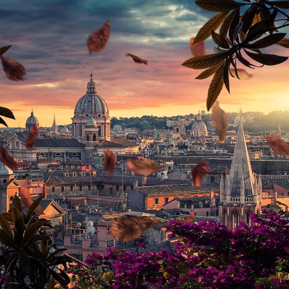 view across Rome