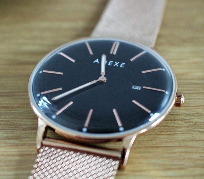 Meek Petite Rosegold by Adexe London Watch Close Up of the Face