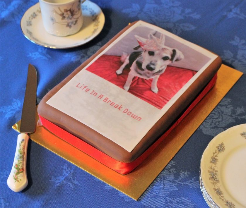 Intercake Personalised Cake from Asda featuring my dog Sally