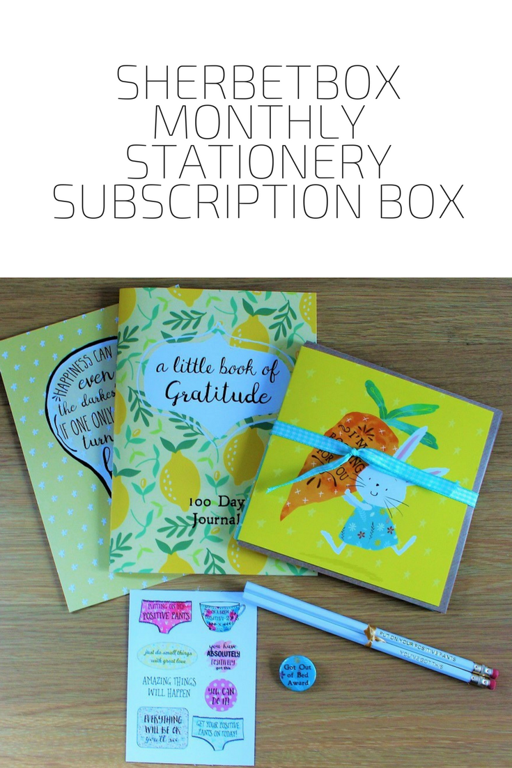 SherbetBox Monthly Stationery Subscription Box
