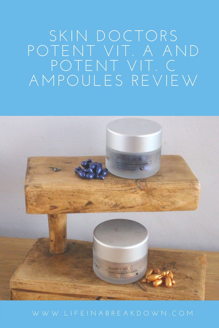 Skin Doctors Ampoules Review pin