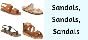 Sandals, Sandals, Sandals