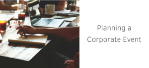 Planning a Corporate Event