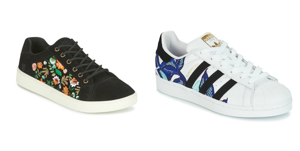 Banana Moon RACLO Black adidas Originals SUPERSTAR W White