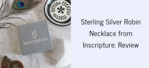 Sterling Silver Robin Necklace from Inscripture Review