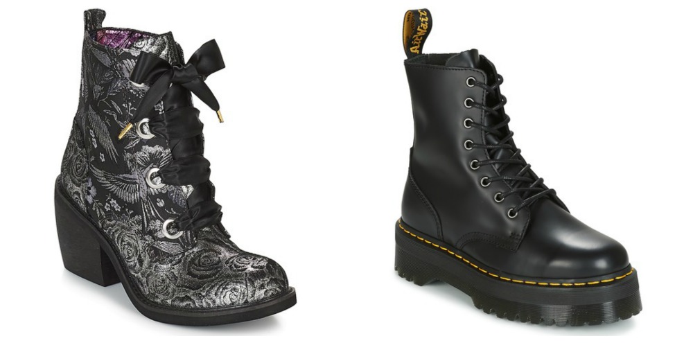 Irregular Choice Qucik Getaway Black / Silver Dr Martens JADON Black