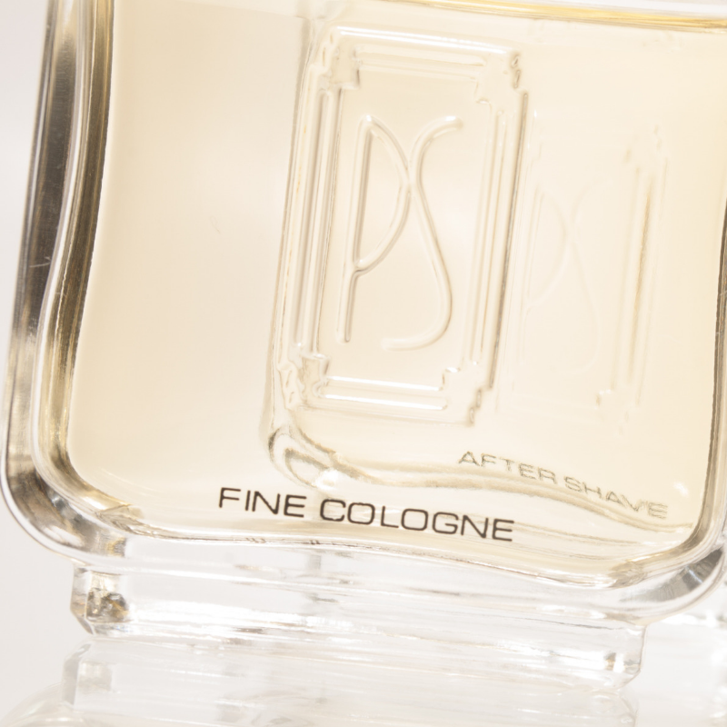 Bottom of a bottle of cologne